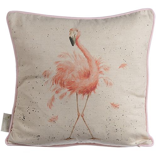 Wrendale Pink Flamingo Cushion
