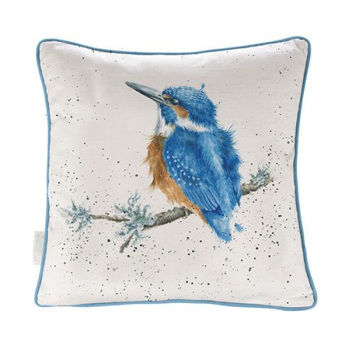 Wrendale Make A Splash Kingfisher Cushion