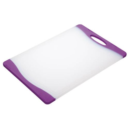 Colourworks Brights Purple 36x25cm Reversible Chopping Board