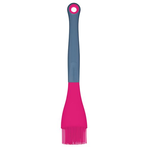 Colourworks Brights Pink Silicone Headed Angled Pastry/Basting Brush