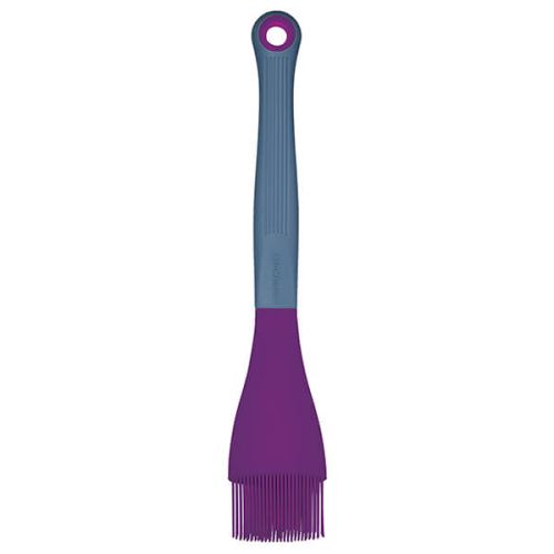 Colourworks Brights Purple Silicone Headed Angled Pastry/Basting Brush