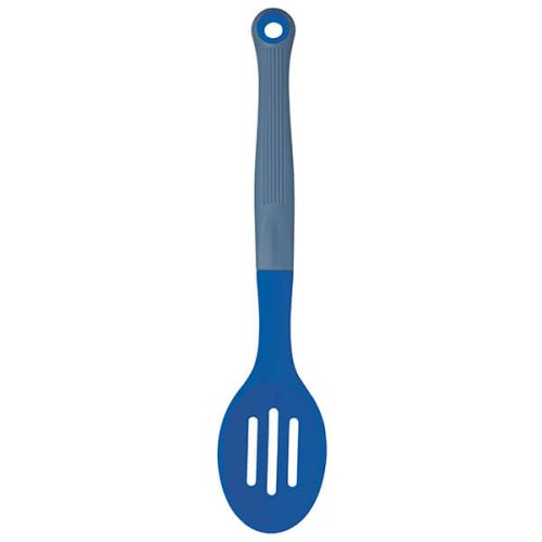 Colourworks Brights Blue Silicone Headed Slotted Spoon