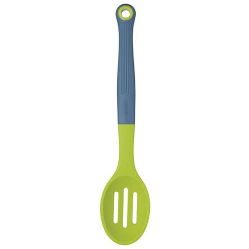 Colourworks Brights Green Silicone Headed Slotted Spoon