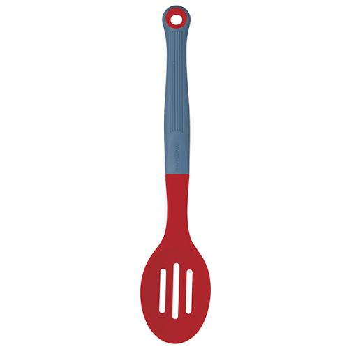 Colourworks Brights Red Silicone Headed Slotted Spoon