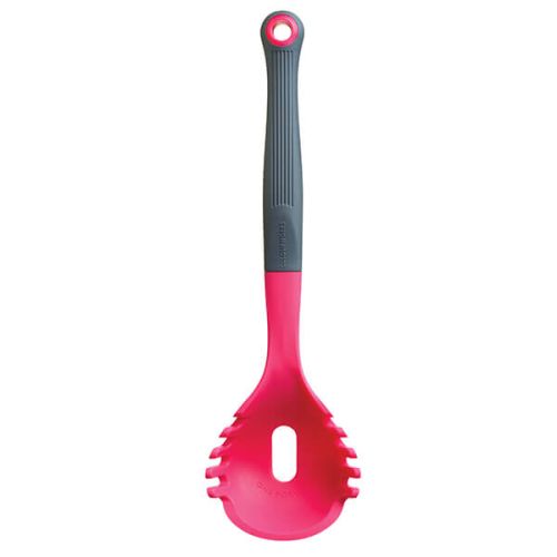 Colourworks Brights Pink Silicone Headed Pasta Serving Spoon/Measurer