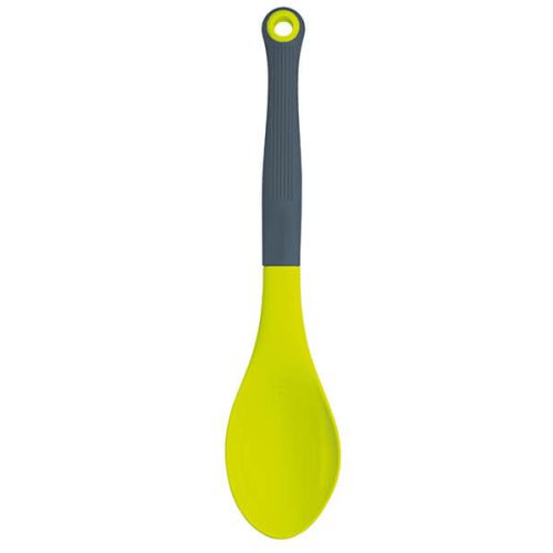 Colourworks Brights Green Long Handled Silicone Headed Kitchen Spoon
