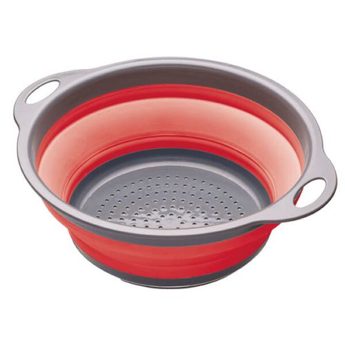 Colourworks Bright Red 24cm Collapsible Colander