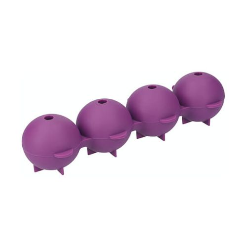 Colourworks Brights Purple Easy Pop Silicone Spherical Ice Mould