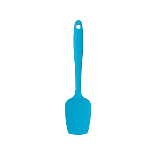 KitchenCraft Colourworks Silicone Mini Spoon Spatula Blue 20 cm 