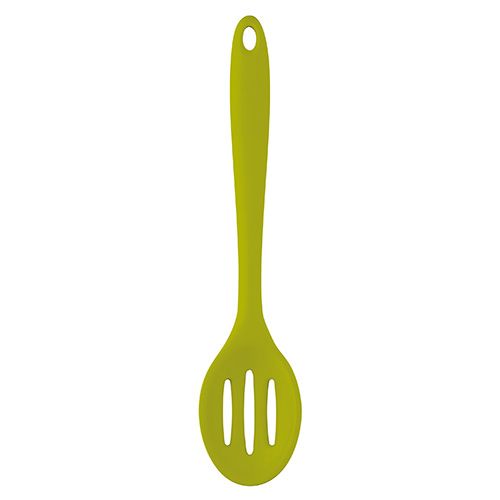 Colourworks Silicone 27cm Slotted Spoon Green