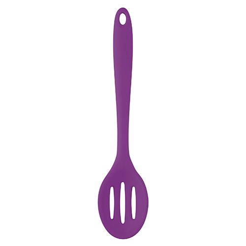 Colourworks Silicone 27cm Slotted Spoon Purple