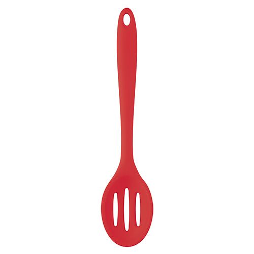 Colourworks Silicone 27cm Slotted Spoon Red
