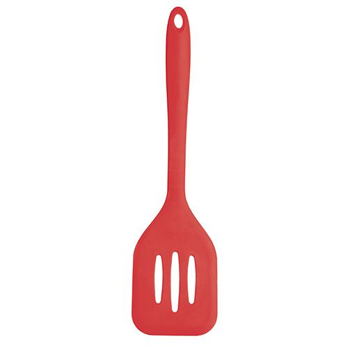 Colourworks Silicone Flexible 31cm Slotted Turner Red