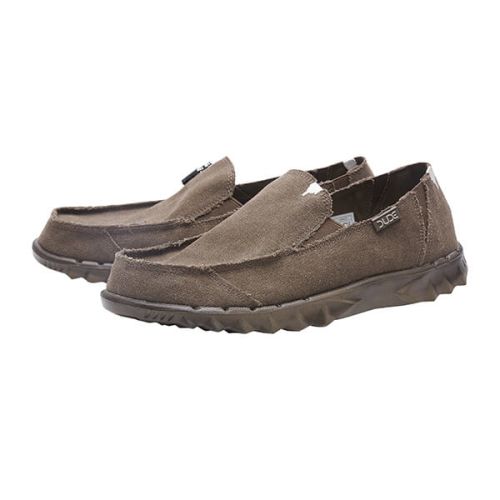 Dude Shoes Farty Chocolate Roughcut Canvas