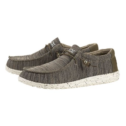 Dude Shoes Wally Sox Brown Textile