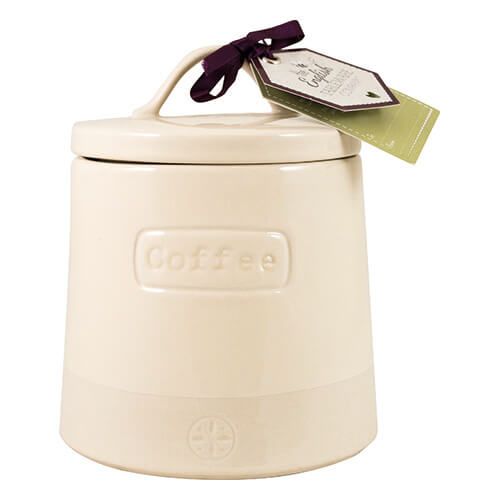 English Tableware Company Artisan Cream Coffee Canister With Lid