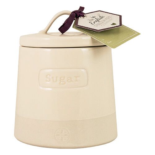 English Tableware Company Artisan Cream Sugar Canister With Lid