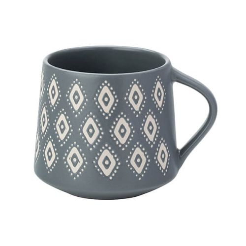 English Tableware Company Artisan Aztec Matt Grey Mug