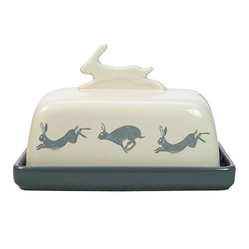 English Tableware Company Artisan Hare Butter Dish