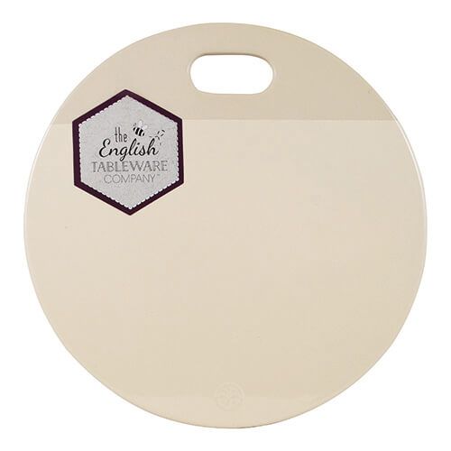 English Tableware Company Artisan Cream Ceramic Serving & Chopping Plate