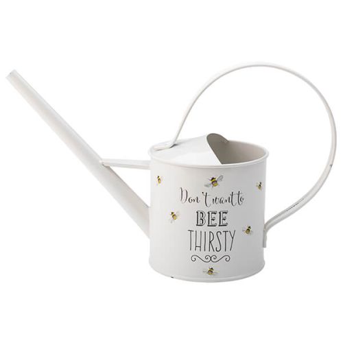 English Tableware Company Bee Happy Painted Steel Watering Can