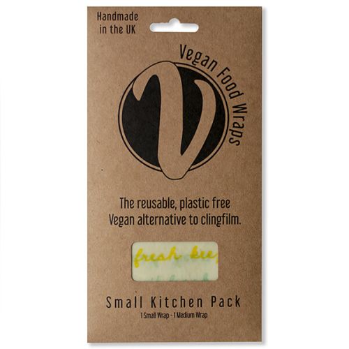 The Vegan Food Wraps Co. Vegan Wax Wrap Small Kitchen Pack