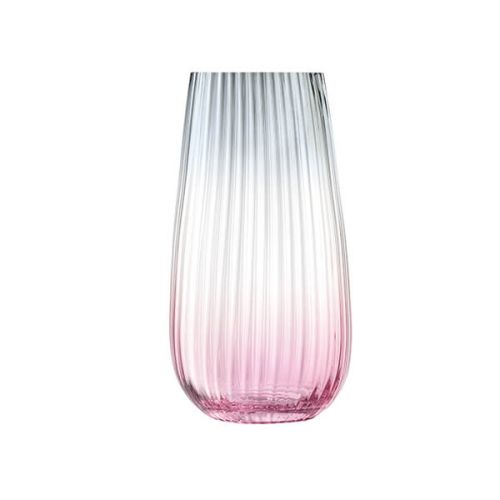 LSA Dusk Vase 28cm Pink & Grey