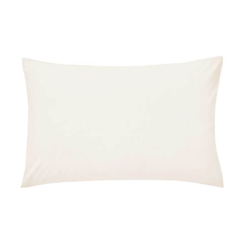 Helena Springfield Plain Dye Housewife Pillowcase Ivory
