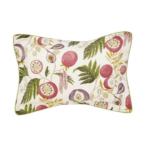 Sanderson Jackfruit Oxford Pillowcase Fig and Olive