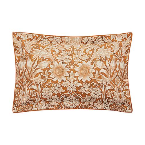 Morris & Co Sunflower Oxford Pillowcase Saffron