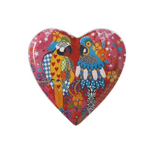 Maxwell & Williams Love Hearts Araras 15.5cm Ceramic Plate Gift Boxed
