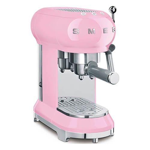 Smeg Espresso Coffee Machine, Pink
