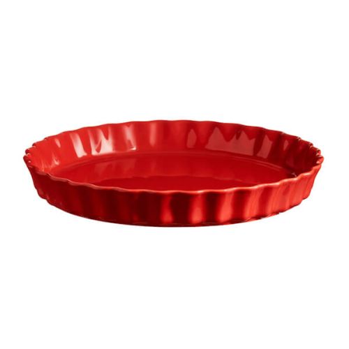 Emile Henry Burgundy Tart Dish 29.5cm