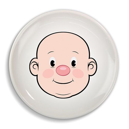 Fred Mr Food Face Childrens Dinner Plate
