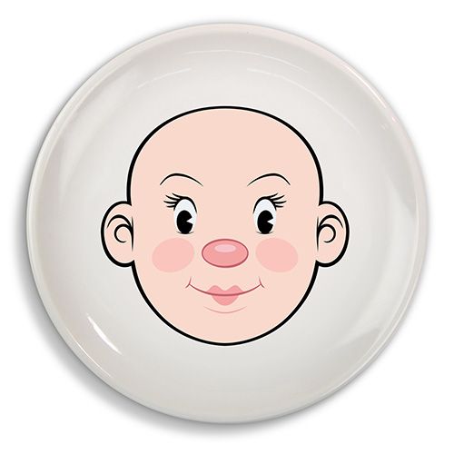 Fred Ms Food Face Childrens Dinner Plate