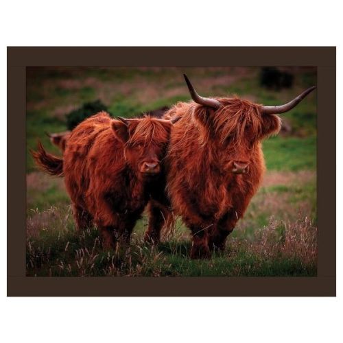 Rural Roots Highland Cows Lap Tray