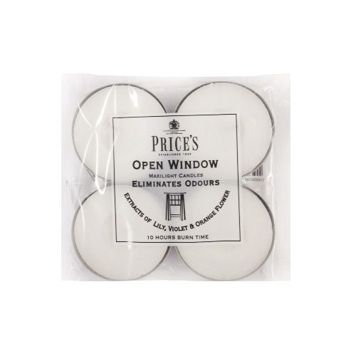 Prices Fresh Air Open Window Maxi Tealights Pack Of 4