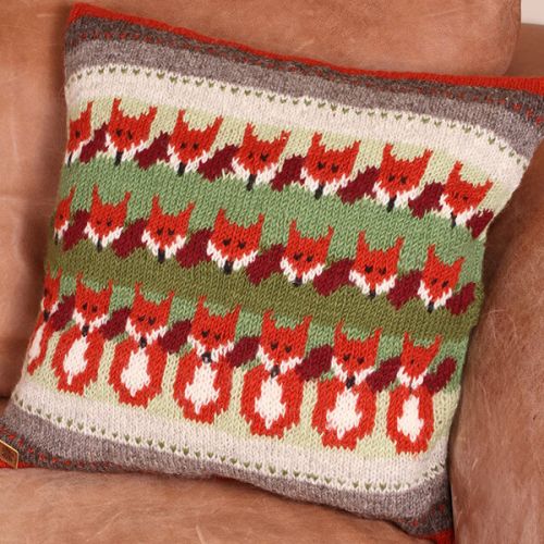 Pachamama Skulk Of Foxes Cushion