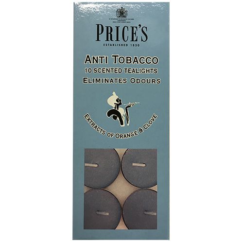 Prices Fresh Air Anti Tobacco Tealights Pack Of 10