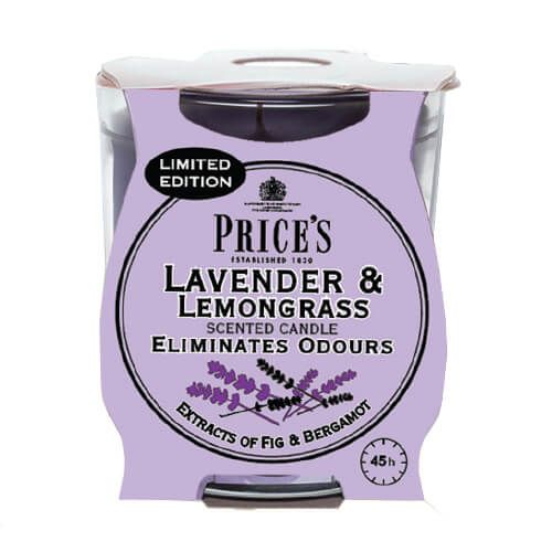 Prices Fresh Air Jar Candle Lavender & Lemongrass