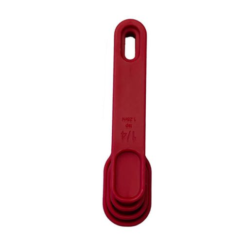 Fusion Twist Measuring Spoons Red