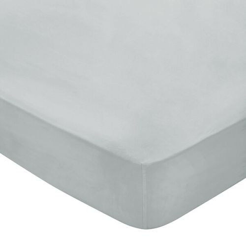 Bedeck of Belfast 300 Thread Count Fitted Sheet King Size Silver
