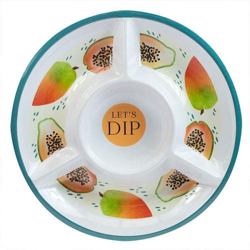 Papaya Bliss Large Serving Dip Dish