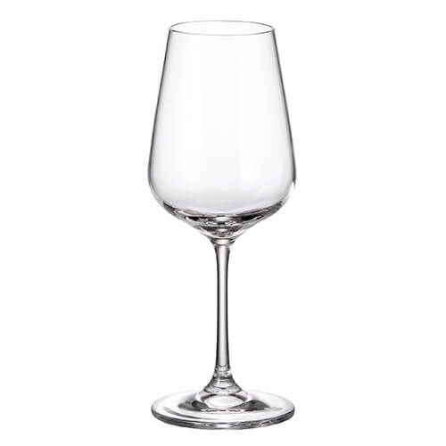 Crystalite Bohemia Strix Set Of 6 White Wine Glasses