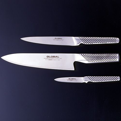 Global G-21524 3 Piece Kitchen Knife Set