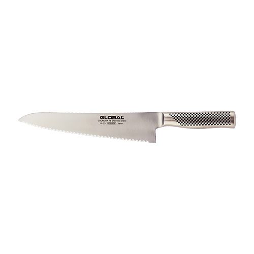 Global G-23 24cm Scalloped Blade Bread Knife
