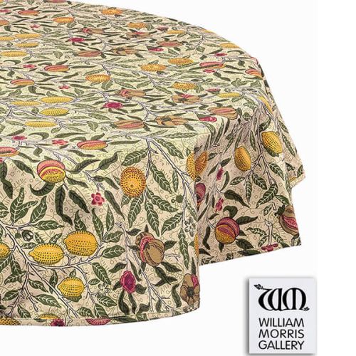 William Morris Fruit 132 x 178cm Acrylic Tablecloth