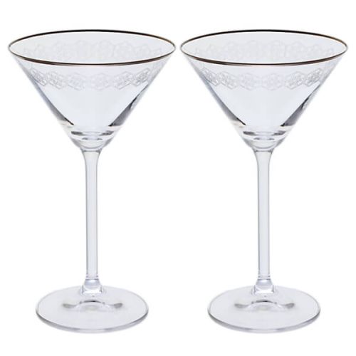 Dartington Gatsby Set of 2 Martini Glasses
