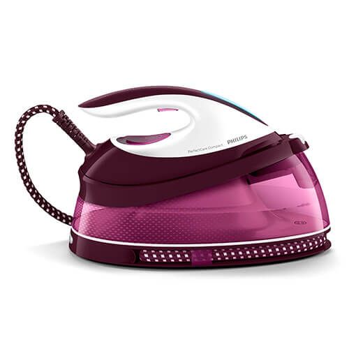 Philips Perfect Care Compact Steam Generator Rose Red