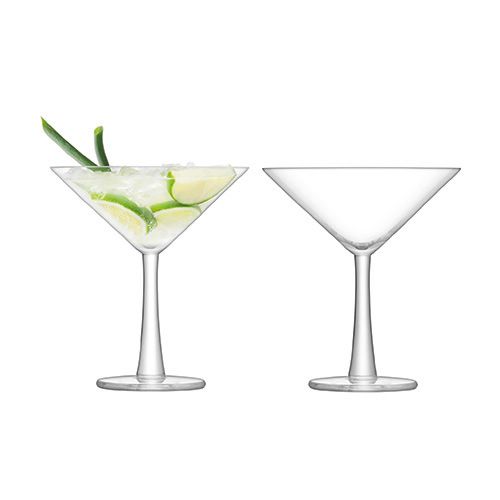 LSA Gin Cocktail Glass 220ml Clear Set Of 2